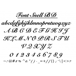 Font Snell BD