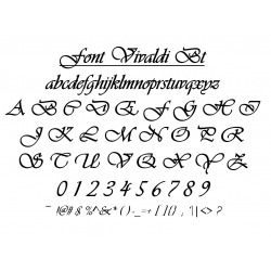 Font Vivaldi Bt