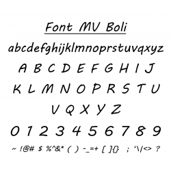 Font MV Boli